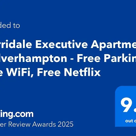 Merridale Executive Apartment, Gb Relocations Ltd - Free Parking, Free Wifi, Free Netflix Wolverhampton Exterior photo